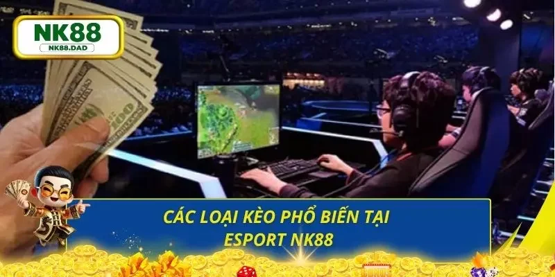 Điểm qua top 4 loại kèo Esport siêu hot tại sân chơi NK88