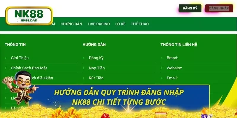 Quy trình đăng nhập chính thức của nhà cái được thông báo